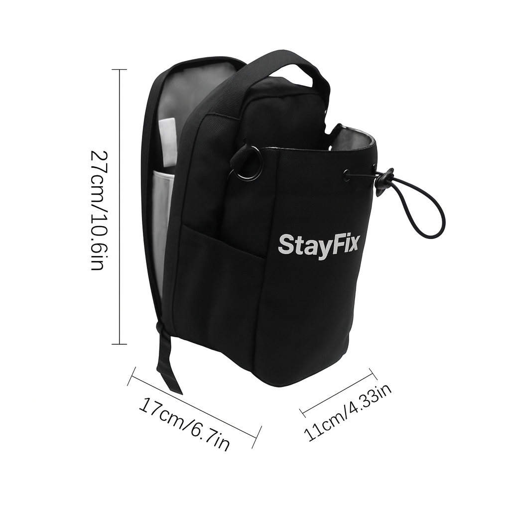 StayFix magnetic bottle holder - black color variant